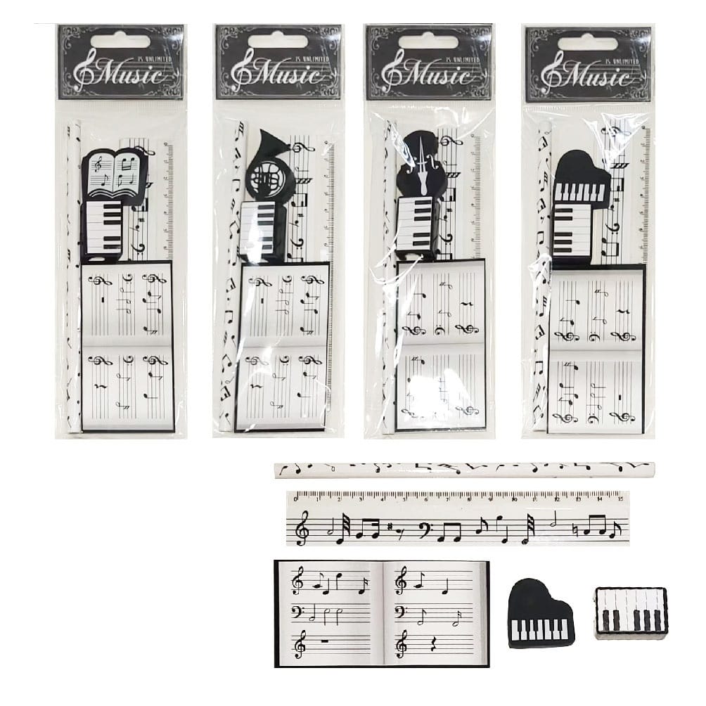 ROOST-MUOPP5-001-7612532059932 ROOST Schreibset Musical MUOPP5-001 5-teilig – Hochwertig & günstig bei ShopDeca