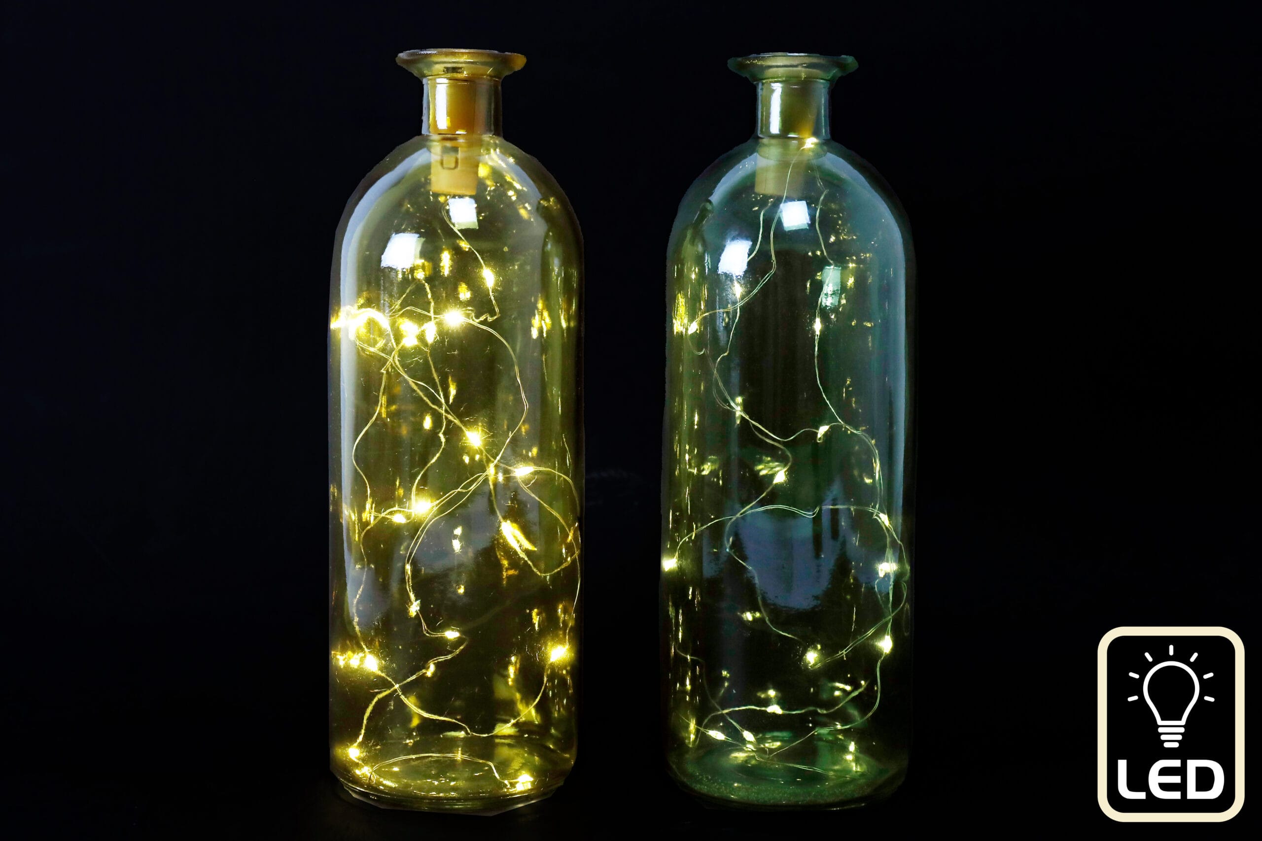 ROOST-OR6381-5024418522942 ROOST Flasche Deco LED OR6381 mit LED 9x26cm – Hochwertig & günstig bei ShopDeca