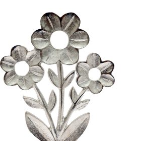 ROOST Blume auf Holz Grundlage OR6483 22x17cm