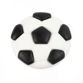 ROOST Magnet Fussball 4.2x4.2cm PA-M2475 weiss, schwarz