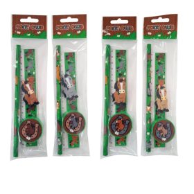 ROOST Schreibset 4 ass. PURE-001 Pony