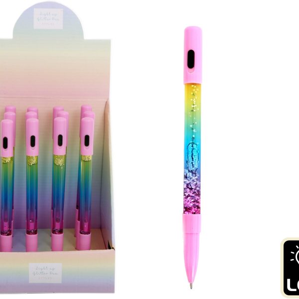 ROOST Kugelschreiber Glitter ST7219 Light Up