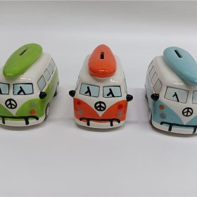 ROOST Sparkasse VW Bus TG21271-2 assortiert 16x10x11cm