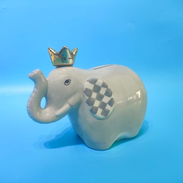 ROOST Sparkasse 17x9.5x11cm TG22513 Elefant mit Krone