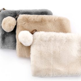 ROOST Schminktasche flauschig TX1303 23x16cm ASS.