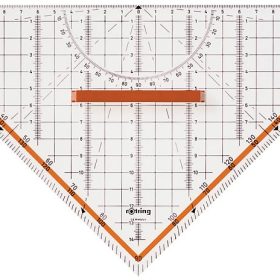 ROTRING Geodreieck 30cm S0699270 farbig/transp.