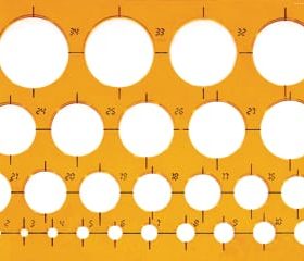 RUMOLD Kreisschablone 2810 270x130x2mm