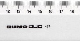 RUMOLD Schullineal 30cm 427/30 weiss
