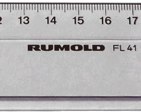 RUMOLD Technikerlineal FL 41 30cm FL 41/30 transparent