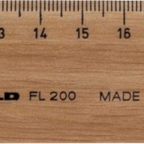 RUMOLD Flachlineal 30cm FL200/30 Buche