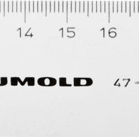 RUMOLD Flachlineal 30cm FL47/30 transparent