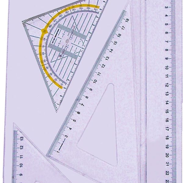 RUMOLD Zeichen-Set Z 31 PP transparent 4-teilig