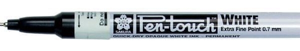 SAKURA Pen-Touch extra fein 42100 weiss