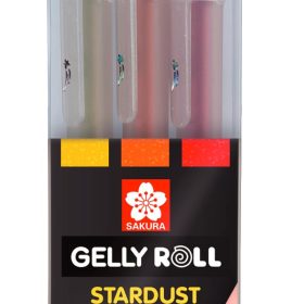 SAKURA Gelly Roll 0.5mm POXPGBSTA3D Startdust Glitter Happy 3 St.