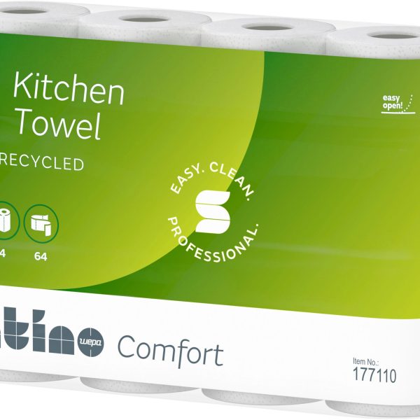 SATINO Haushaltsrollen Satino Comfort 177110 3-lagig, 4 Rollen 51 Blatt