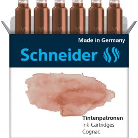 SCHNEIDER Tintenpatronen 166107 cognac 6 Stk.