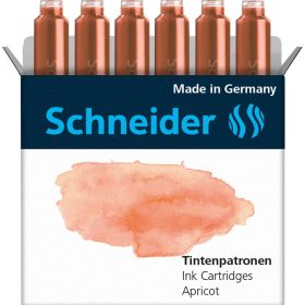 SCHNEIDER Tintenpatronen 166116 apricot 6 Stk.