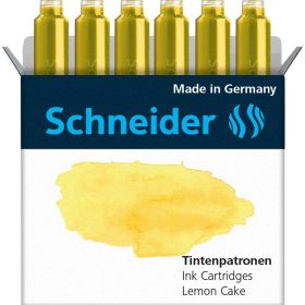 SCHNEIDER Tintenpatronen 166125 lemon cake 6 Stk.