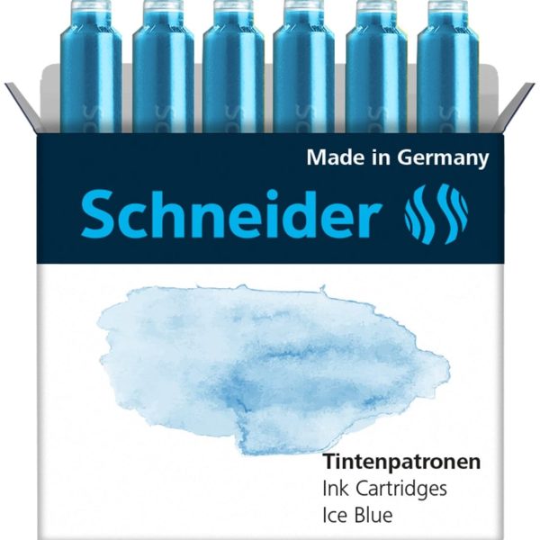 SCHNEIDER Tintenpatronen 166130 ice blue 6 Stk.
