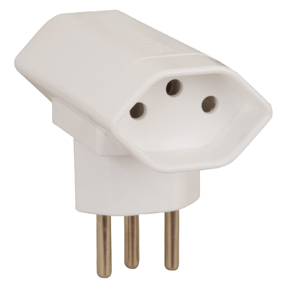 SCHOENENBERGER-06.460.WS-7611453044607 SCHOENENBERGER Abzweigstecker 2xT13 06.460.WS 2xT13 weiss – Hochwertig & günstig bei ShopDeca