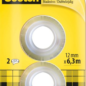 SCOTCH Tape refill 665 12mmx6.3m 136-1263R doppelseitig/2 Rollen