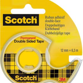 SCOTCH Tape m. Abroller 665 12mmx6.3m 136D-MDEU doppelseitig