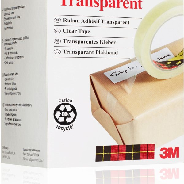 SCOTCH Tape 550 19mmx66m 5501966K transparent, reissfest