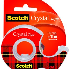 SCOTCH Crystal Tape 600 19mmx15m 6-1915D mit Abroller