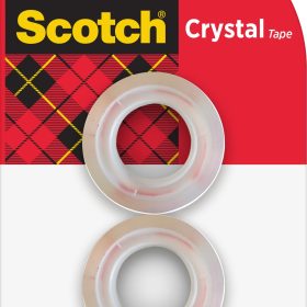 SCOTCH Crystal Tape 19mmx7,5m 6-1975R2 kristallklar 2 Rollen