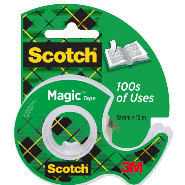 SCOTCH Magic Tape 810 19mmx15m 8-1915D unsichtbar, auf Abroller