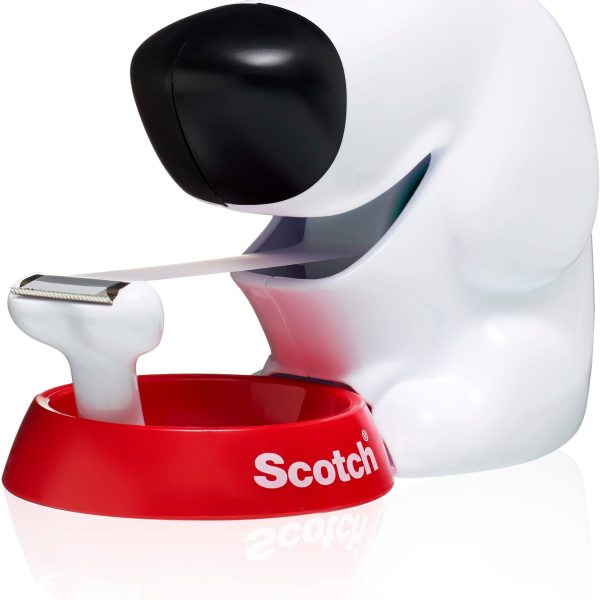 SCOTCH Dispenser Hund weiss C31 inkl.1 Rol.Magic 810 19mmx7.5m