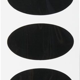 SECURIT Kreidetafel-Sticker OVAL CS-OVAL-8 schwarz 4.7x8x0.004cm