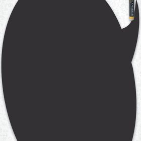 SECURIT Kreidetafel BUBBLE FB-BUBBLE schwarz 27.3x47x0.3cm