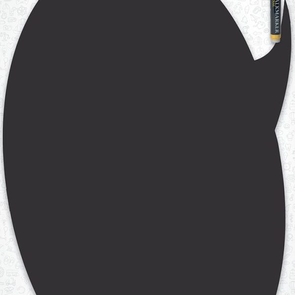 SECURIT Kreidetafel BUBBLE FB-BUBBLE schwarz 27.3x47x0.3cm