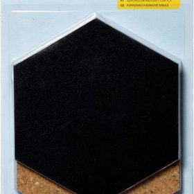 SECURIT Kreidetafel/Kork Set HEXAGON FB-CB-HEX schwarz 20x23x2cm