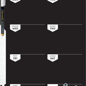 SECURIT Kreidetafel PLAN FB-PLAN schwarz 44.9x30x0.3cm