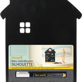 SECURIT Kreidetafel HOUSE FBT-HOUSE schwarz 32x23x6cm