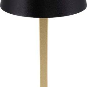 SECURIT Tischleuchte ROME LP-RO-GD-BL gold, Akku, dimmbar