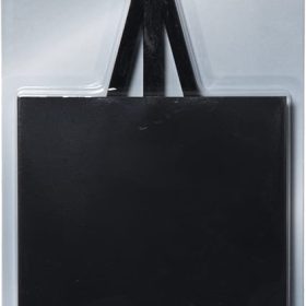 SECURIT Kreidetafel-Staffelei MINI MNI-BL-KR-1 schwarz 24.4x15x13.5cm