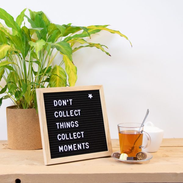 SECURIT Letterboard, Set WBL-TE-30-30 schwarz 30x30x2cm