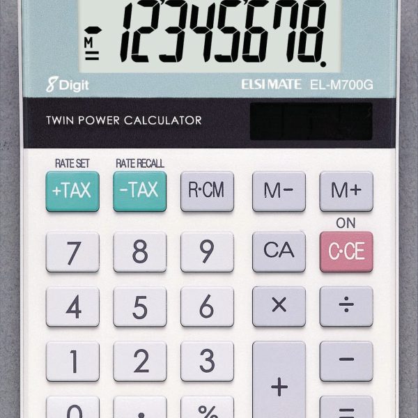 SHARP Tischrechner M700G Glastop Design