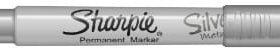 SHARPIE Permanent Marker 1.4mm 1891063 Metallic silber