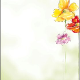 SIGEL Motiv-Papier A4 DP123 Spring Flowers 90g,50 Blatt