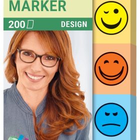SIGEL Haftnotizen Design 20x50mm HN502 5 Motive 5 x 40 Streifen