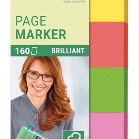 SIGEL Haftnotizen BRILLANT 20x50mm HN630 farbig ass. 4 x 40 Streifen