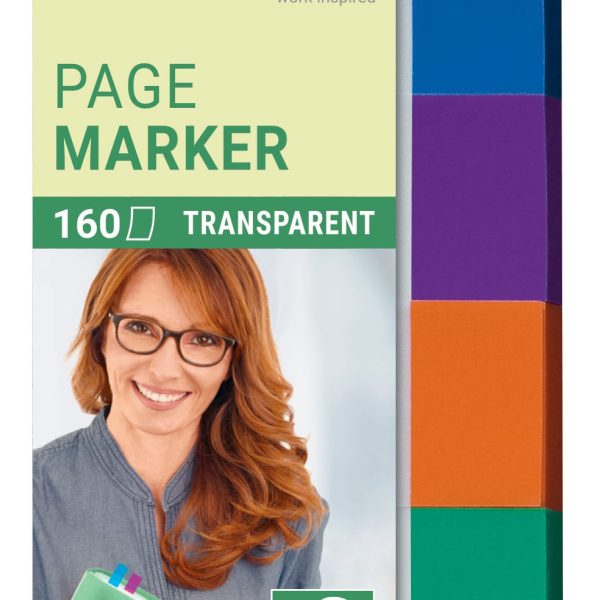 SIGEL Haftnotizen Transp. 20x50mm HN671 4-farbig ass. 4 x 40 Streifen
