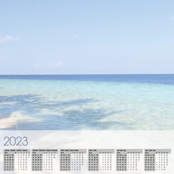 SIGEL Schreibunterlage 595x410mm HO470 Papier Kalendarium, 3 Jahre