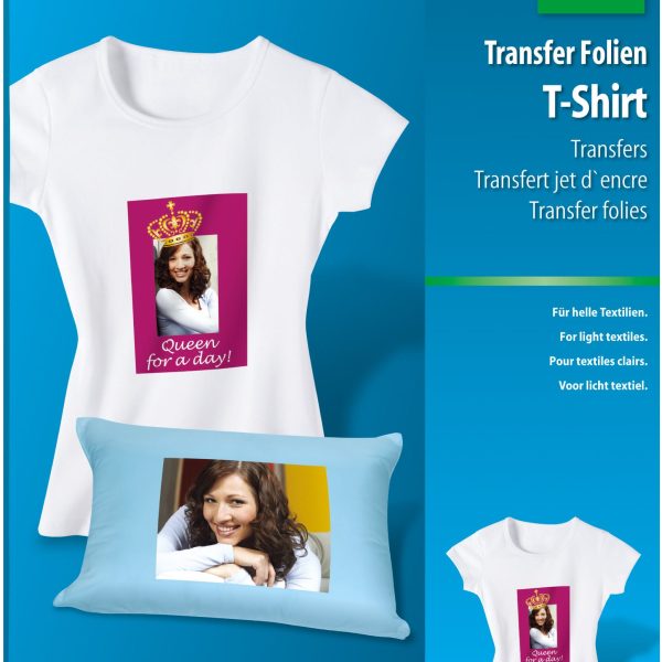 SIGEL Inkjet-Transfer T-Shirt A4 IP651 helle Textilien 10 Blatt