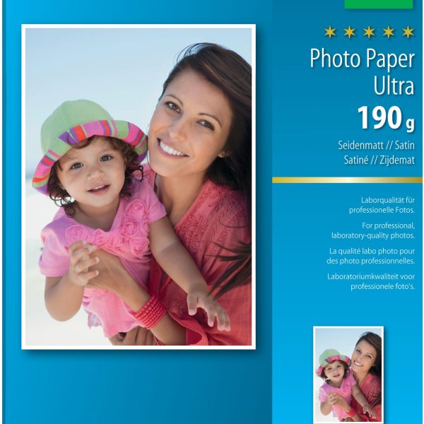SIGEL InkJet Photo Paper Ultra A4 IP666 190g Seidenmatt 20 Blatt