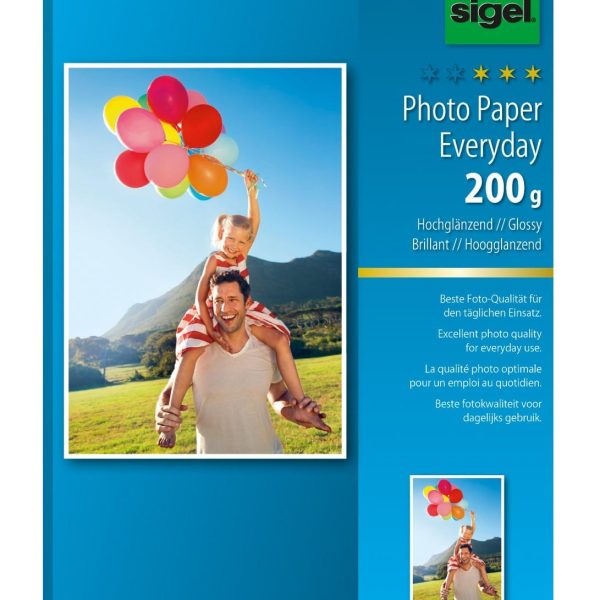 SIGEL InkJet Photo Everyday 10x15cm IP719 200g glossy 72 Blatt